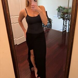 Tiger Mist black maxi skirt